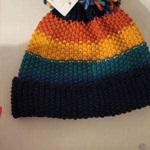 Colorful Striped Kids Beanie